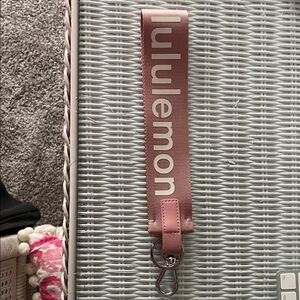 Lululemon Pink Keychain